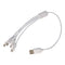 USB charging cable 4 in 1 suitable for USB-C, Mini-USB, Micro-USB and 8 pin connector