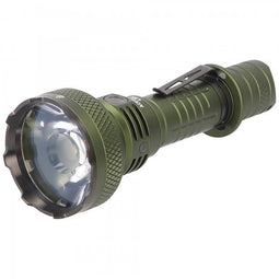 AceBeam L35 LED flashlight with max. 5,000 lumens and up to 480 meters, green, with battery