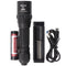 Weltool M8 zoomable LED flashlight with 860 lumens, range 574 meters, including 18650 Li-Ion battery