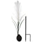 LED solar design garden light ideal for patios, balconies and gardens