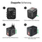 Arcas travel adapter TA-01 worldwide, use in more than 150 countries, with practical travel case