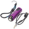 Imalent LD70 Mini EDC LED flashlight purple with 4000 lumens, light range max. 203 meters