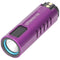 Imalent LD70 Mini EDC LED flashlight purple with 4000 lumens, light range max. 203 meters
