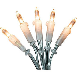 EGB LED light chain 50 LEDs transparent / amber