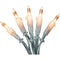 EGB LED light chain 50 LEDs transparent / amber