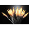 EGB LED light chain 50 LEDs transparent / amber