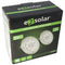 Set of 2 LED solar floor spotlights, stainless steel, waterproof IP44, including NiMH AA 2.3V 400mAh