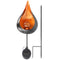 Solar LED garden light Vintage CALLA with orange LED light