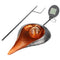 Solar LED garden light Vintage CALLA with orange LED light