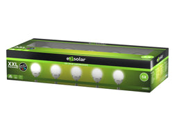LED solar path light Cracked Ball, solar garden light with color change function, including 5x 1.2V