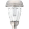 Set of 4 LED solar path lights with up to 3 lumens, stainless steel, with standard NiMH battery, GL0