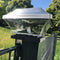 Fence post light DuraCell Solar LED light for fence posts, garden post caps, fence post GL067SSDU wi