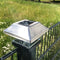 Fence post light DuraCell Solar LED light for fence posts, garden post caps, fence post GL067SSDU wi