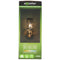 LED solar metal decoration table lamp with 5 warm white LEDs, including replaceable battery
