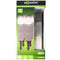 Set of 8 LED solar path lights with up to 5 lumens, stainless steel, with standard NiMH rechargeable