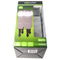Set of 8 LED solar path lights with up to 5 lumens, stainless steel, with standard NiMH rechargeable