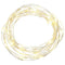 EGB Micro LED light chain 20 fl. Warm white, timer silver-colored wire, battery-operated 3xAA