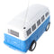 Retro Bus Bulli RC model on a scale of 1:24, color blue, including 5 AA Mignon batteries