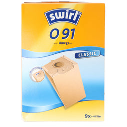 Swirl vacuum cleaner bag O91 Classic made of special paper for Omega and Bomann vacuum cleaners