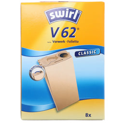Swirl vacuum cleaner bag V62 Classic made of special paper for Vorwerk and Folletto vacuum cleaners