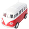 Retrobus Bulli RC model in scale 1:24, color red, including 5 AA Mignon batteries