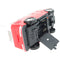 Retrobus Bulli RC model in scale 1:24, color red, including 5 AA Mignon batteries