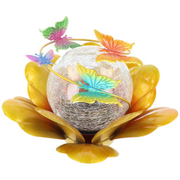 LED SOLAR flower light BUTTERFLY 1 piece in a box