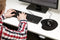 USB keyboard and mouse set, keyboard and mouse set, wired with USB connection, QWERTY keyboard with