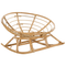 Beliani ORVIETO - Schommelstoel set van 2 - Lichtbeige - Rotan
