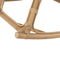 Beliani ORVIETO - Schommelstoel set van 2 - Lichtbeige - Rotan