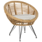 Beliani MARATEA - Loungeset - Lichtbeige - Rotan