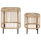 Beliani MARATEA/ CESENATICO - Loungeset 3-zits - Lichtbeige - Rotan