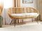 Beliani MARATEA - Tuinbank - Lichtbeige - Rotan