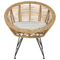 Beliani MARATEA/ CESENATICO - Loungeset 4-zits - Lichtbeige - Rotan
