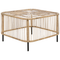 Beliani MARATEA/ CESENATICO - Loungeset 4-zits - Lichtbeige - Rotan