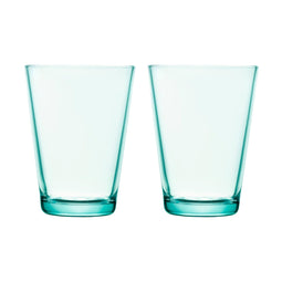 Iittala Kartio - Glas - 40 cl - Watergroen - 2 stuks