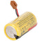 BR-CCF1TH CNC backup battery lithium BR-C with cable and plug, GE FANUC CNC 16i, 18th