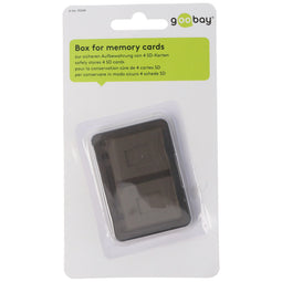 Storage box for up to 4x SD memory cards