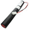 Emergency light battery NiCd 4.8V 4500mAh L1x4 Mono D with cable and plug replaces ELUBAT swiss REF: