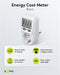 Digital energy cost meter Basic, for measuring power consumption and electricity costs of electrical