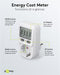 Digital energy cost meter Basic, for measuring power consumption and electricity costs of electrical
