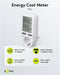 Digital energy cost meter Pro, for measuring power consumption and electricity costs of electrical h