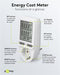 Digital energy cost meter Pro, for measuring power consumption and electricity costs of electrical h