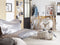 Beliani FUZZY - Zitzak hoes - Zilver - 180 x 230 cm - Nylon