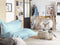 Beliani FUZZY - Zitzak hoes - Lichtblauw - 180 x 230 cm - Nylon