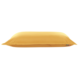Beliani FUZZY - Zitzak hoes - Geel - 180 x 230 cm - Nylon