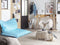 Beliani FUZZY - Zitzak hoes - Stippen - 140 x 180 cm - Nylon