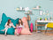 Beliani FUZZY - Zitzak hoes - Roze - 140 x 180 cm - Nylon