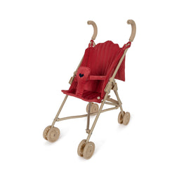 Konges Sløjd Poppenwagen/Doll Stroller / Buggy Corduroy - Red