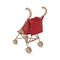 Konges Sløjd Poppenwagen/Doll Stroller / Buggy Corduroy - Red